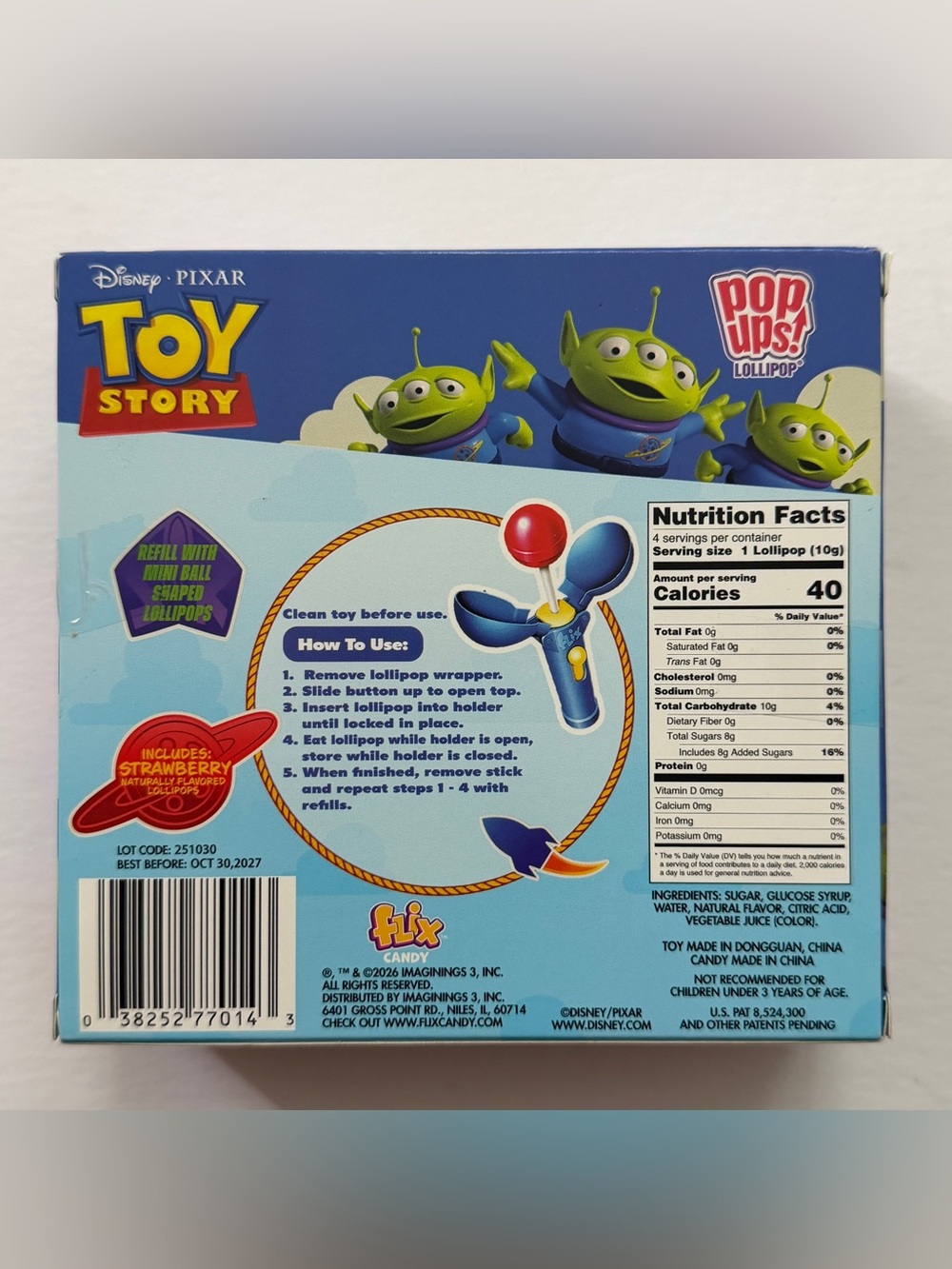 Toy Story Pop Ups Lollipop Set Buzz Lightyear Woody Disney Pixar RARE - Picture 2 of 5